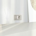 Розетка с заземлением и шторками (дымчатый) Werkel W1271104