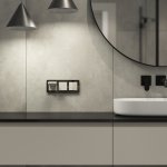 Розетка влагозащ. с зазем. с защит. крышкой и шторками (дымчатый) Werkel W1271204