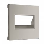 Накладка для двойной розетки Еthernet RJ-45 (дымчатый) Werkel W1291104