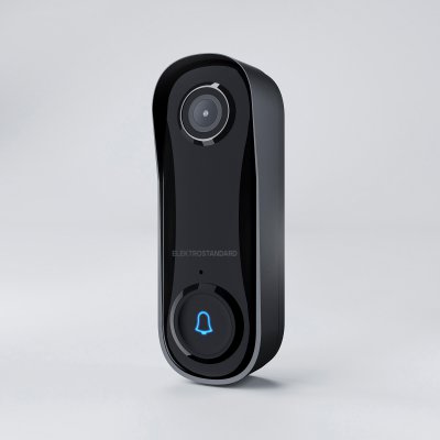 76106/00 видеозвонок Умный дом черный с питанием от сети 76106/00