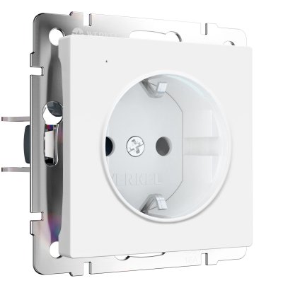 Розетка с подсветкой W (белый матовый) Werkel W1171461 Розетка с подсветкой W (белый матовый) Werkel W1171461
