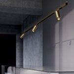 Brass Line Трековый светильник 10W 3000K латунь 85525/01 Elektrostandard