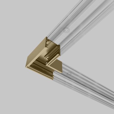 Brass Line Коннектор угловой для накладного шинопровода латунь 85224/00 Elektrostandard