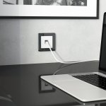 Розетка Ethernet RJ-45 cat. 6A экранированная (белый) Werkel W5120101