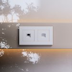 Розетка Ethernet RJ-45 cat. 6A экранированная (белый матовый) Werkel W5120001