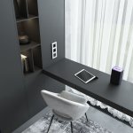 Розетка Ethernet RJ-45 cat. 6A экранированная (черный матовый) Werkel W5120108