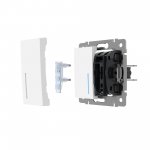 Блок LED подсветки для выключателя 10 шт. (голубой) Werkel W8020102