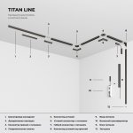 Titan Line Трековый светильник 10W 3000K титан 85528/01 Elektrostandard