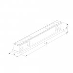 Titan Line Прямой коннектор титан 85008/00 Elektrostandard