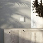 Умный сенсорный выключатель двухклавишный (дымчатый) Werkel W4523641