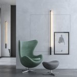 Светильник настенный светодиодный Alto LED 4000K черный 40133/LED