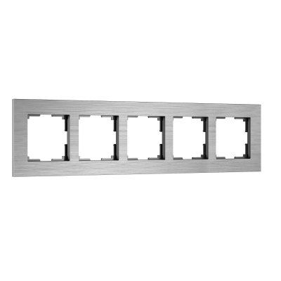 Рамка на 5 постов AluMax (алюминий) Werkel W0053506 Рамка на 5 постов AluMax (алюминий) Werkel W0053506