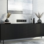 Рамка на 5 постов Senso (черный, стекло soft-touch) Werkel W0053108