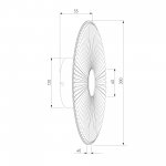 Настенный светодиодный светильник 40032/1 LED черный