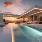 Лента светодиодная 480Led 14W IP68 3300K теплый белый COB 24V 480Led 14W IP68