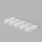 Заглушки для лент COB 24V 480Led 14W IP68 2pkt End Cup 24V СОВ