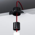 Встраиваемое крепление для круглого гибкого неона Full light черный FL 2860