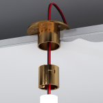 Встраиваемое крепление для круглого гибкого неона Full light латунь FL 2860