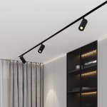 Basic System Comel Трековый поворотный светильник 10W 4200K черный 85210/01