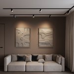 Basic System Comel Трековый поворотный светильник 18W 4200K черный однофазный 85211/01