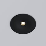 Светильник встраиваемый светодиодный Binnie 12W 3000K черный 15275/LED