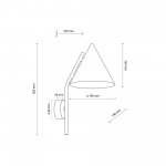 Светильник настенный 11087 CONO BRICK