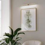 Cветильник настенный светодиодный Luar латунь 4000K 40153/LED