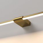 Cветильник настенный светодиодный Luar латунь 4000K 40153/LED