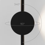 Светильник настенный светодиодный Illume черный 4000K 40154/LED