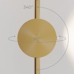 Cветильник настенный светодиодный Illume латунь 4000K 40154/LED