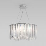 Умный подвесной светильник с хрусталем 101011/6 хром