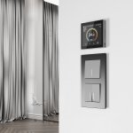 Умный сенсорный терморегулятор с LCD дисплеем (черный) Werkel W1851108