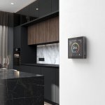 Умный сенсорный терморегулятор с LCD дисплеем (черный) Werkel W1851108