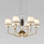 Умная люстра с декором из керамики 101012/6