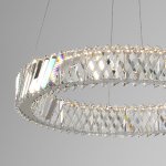 Подвесной светильник с хрусталем 101004 LED никель хрусталь Strotskis