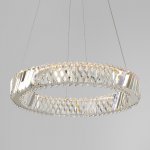 Подвесной светильник с хрусталем 101004 LED никель хрусталь Strotskis