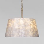 Умный подвесной светильник с перламутром 101013/5 латунь/перламутр