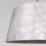 Умный подвесной светильник с перламутром 101013/5 латунь/перламутр