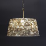 Умный подвесной светильник с перламутром 101013/5 латунь/перламутр