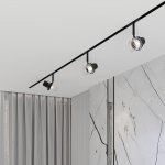 Slim Magnetic Трековый светильник 10W 4000K черный 85532/01