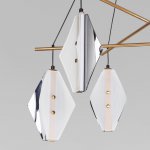 Настенный светодиодный светильник 301054 LED латунь