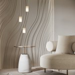 Подвесной светильник с плафоном из испанского алебастра 304052 алебастр / латунь