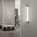 Настенный светодиодный светильник 303071 LED латунь