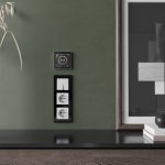 Умный сенсорный терморегулятор с LCD дисплеем (белый) W1851101