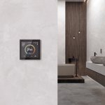 Умный сенсорный терморегулятор с LCD дисплеем (дымчатый) W1851104