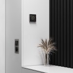 Умный сенсорный терморегулятор с LCD дисплеем (дымчатый) W1851104