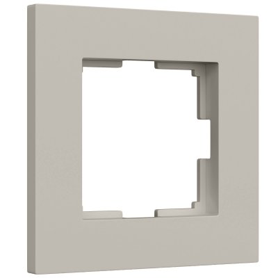 W0012917/ Рамка на 1 пост Slab (дымчатый софт) W0012917