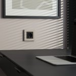 W0012917/ Рамка на 1 пост Slab (дымчатый софт) W0012917