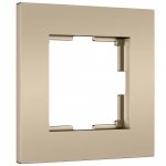 W0012911/ Рамка на 1 пост Slab (шампань софт) W0012911