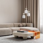 Подвесной светильник со стеклянными плафонами 11021 Sophia Cognac